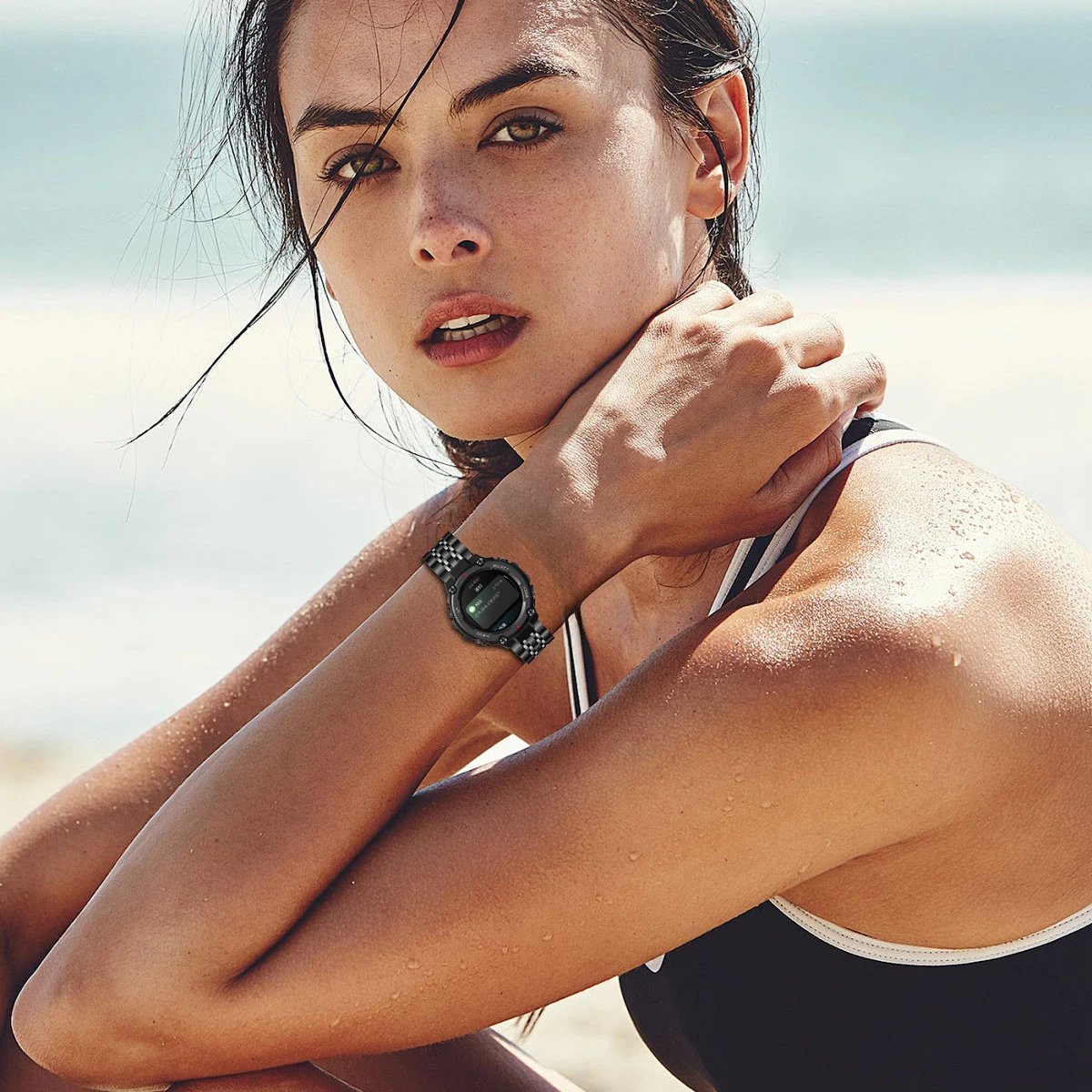 Стальной ремешок для Huami Amazfit T-rex 32 Trex Pro, металлический ремешок для часов Amazfit T-Rex Ultra Tyrannosaurus, аксессуары для умных часов (art.: 3920cc87a985e) - 3920cc87a985e