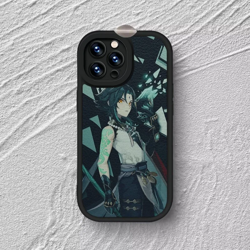 Чехол для телефона Genshin Xiao силиконовый мягкий IPhone 15 11 14 13 12 Pro Max Mini Xs X Xr 7 8 Plus SE2020