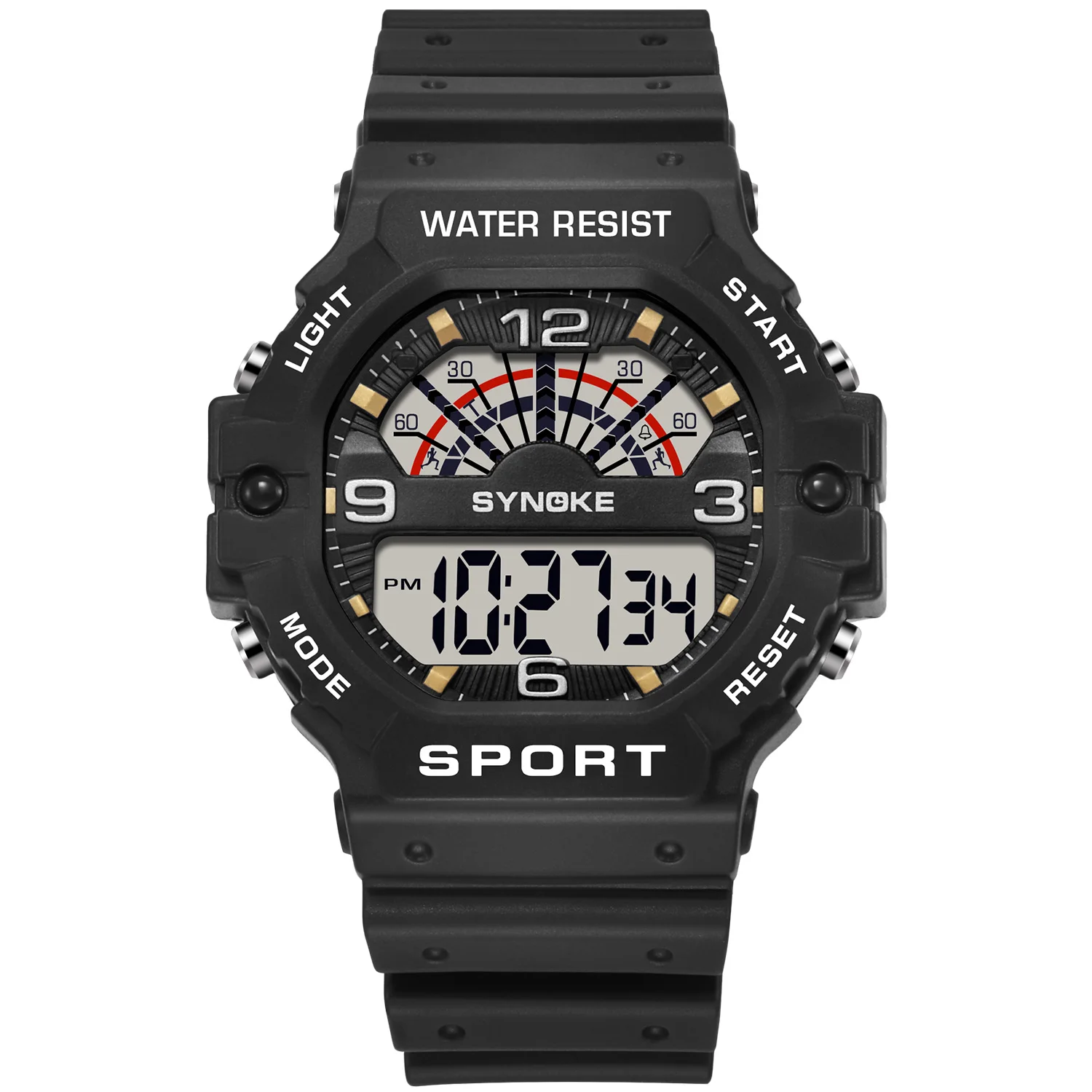 

SYNOKE Men Watch Outdoor 5Bar Waterproof Digital Wristwatches Military Male Clock Relogio Masculino Sports Watch for Men