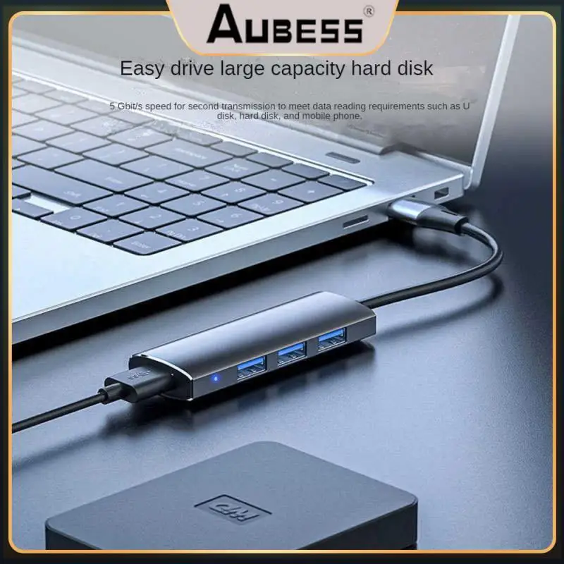 

--compatible Usb 3.0 Extende For U Disk Mobile Phone Laptop Converter Fast Charging Computer Converter 4-in-1 Computer Hub