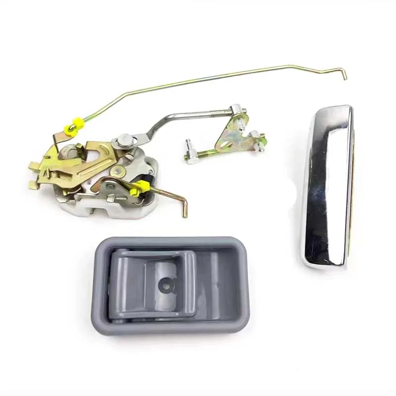 Замок дверной кабины в сборе блокировка блока внутренняя ручка внешняя