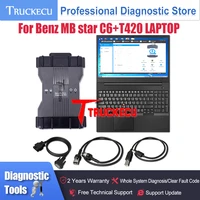 ibm t420 with mb star c6 multiplexer mb for benz c6 car truck diagnostic sd connect c6 doip replace xentry das wis epc