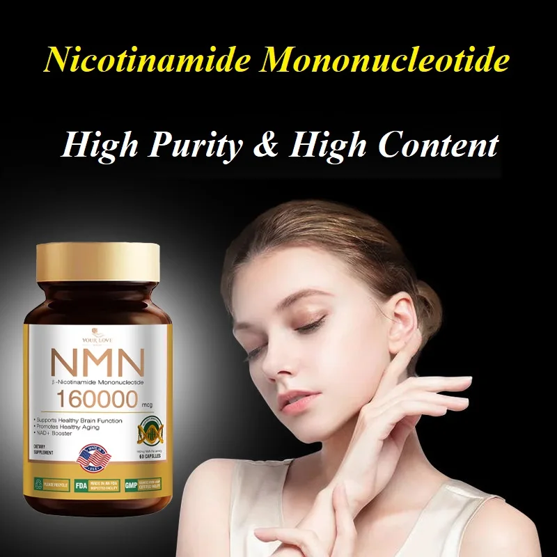 

High Purity USA Nicotinamide Mononucleotide Capsule Fight Aging Wrinkles Increases Skin Elasticity Health Wellness Products