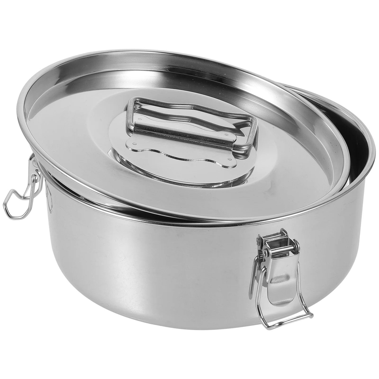

Stainless Steel Steamer Food Containers Flan Mold Lid Pie Cookware Molds Baking Cooking Soup Pot