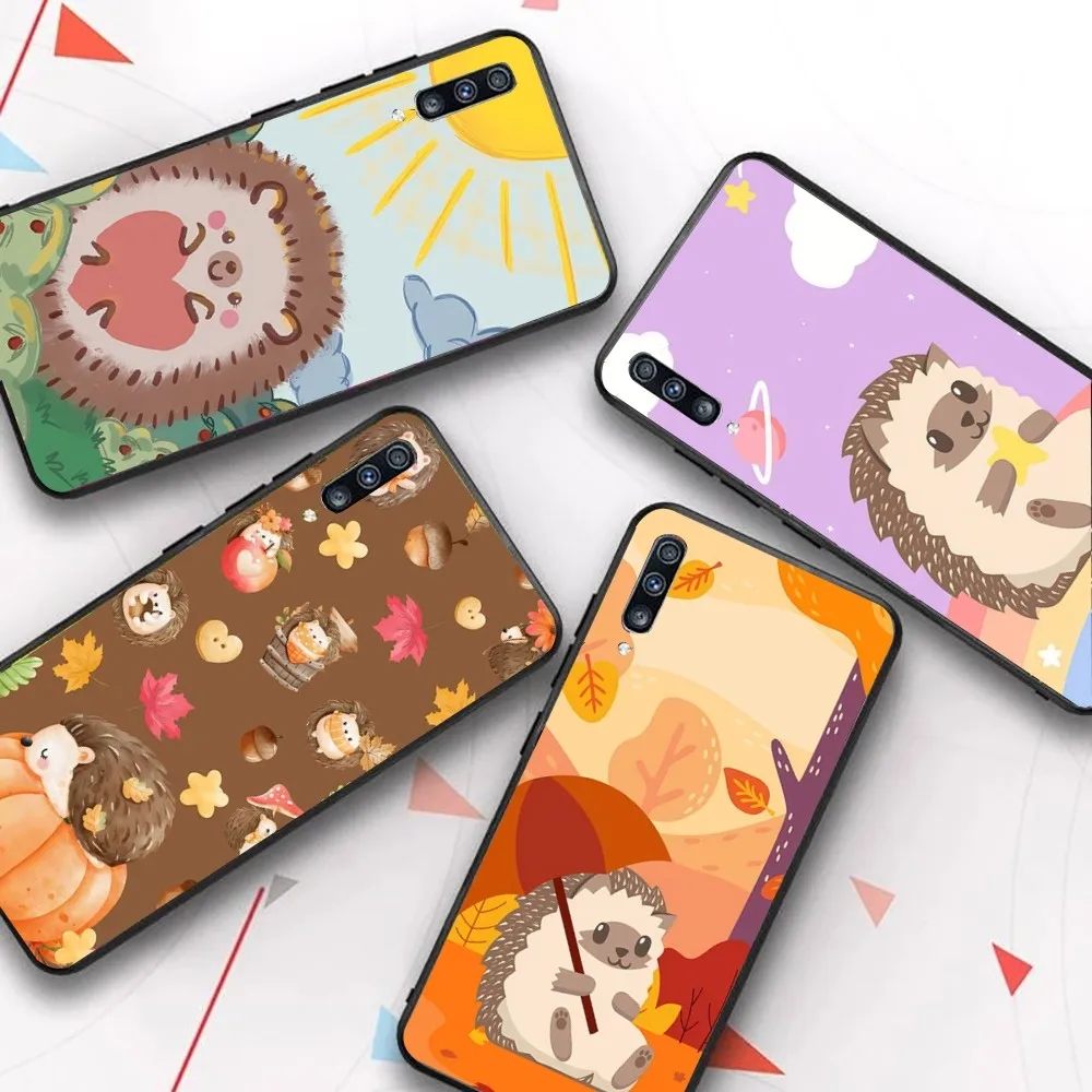 

Cute Hedgehog Phone Case For Samsung A 10 11 12 13 20 21 22 30 31 32 40 51 52 53 70 71 72 73 91 13 Shell
