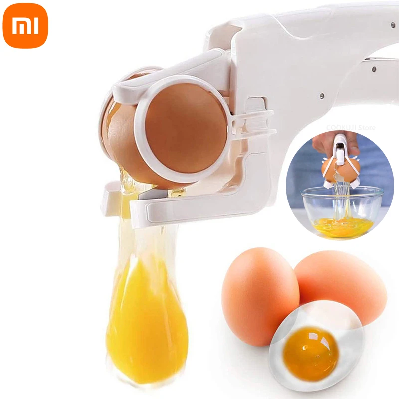 

Xiaomi Egg Separator Steel Egg Yolk White Separator Long Handle Egg Divider Filter Kitchen Egg Tools Baking Cooking Gadgets