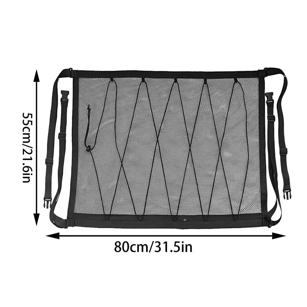 

Потолочная сетка для хранения внедорожника, карман для автомобиля, карман на крышу, сетчатая сумка, регулируемая сетка, органайзер на крышу внедорожника, салон автомобиля, грузовая сетка, укладка