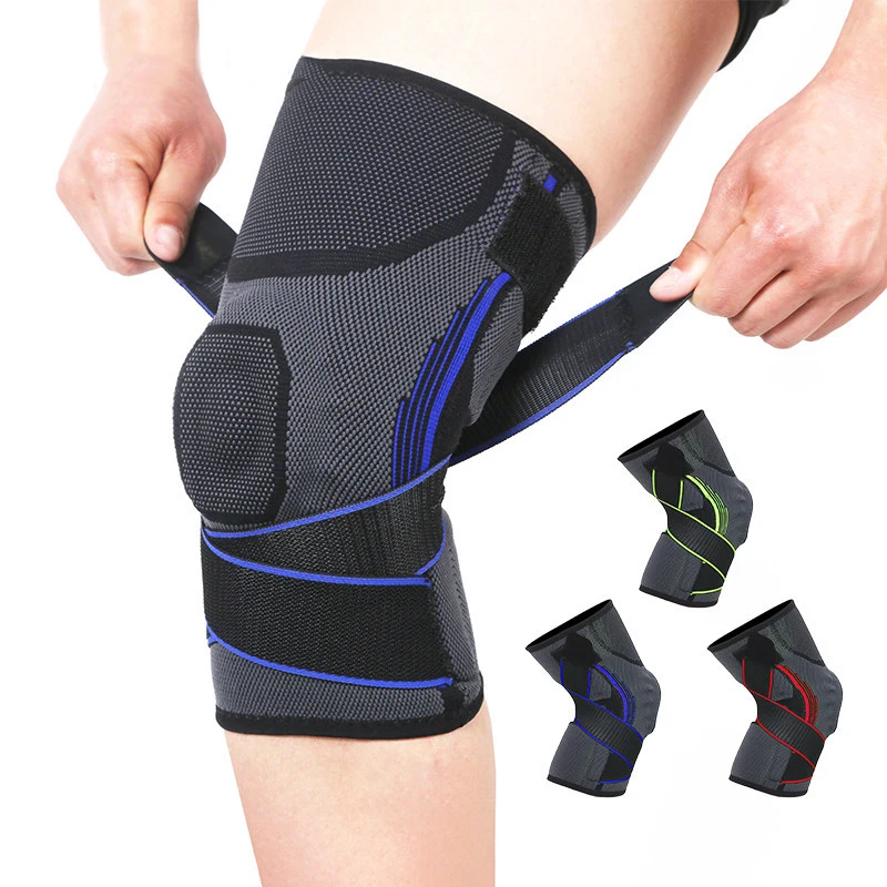

2021 Sports Knee Support Compression Sleeves Joint Pain Arthritis Relief Running Fitness Elastic Wrap Brace Knee Pads Men Women