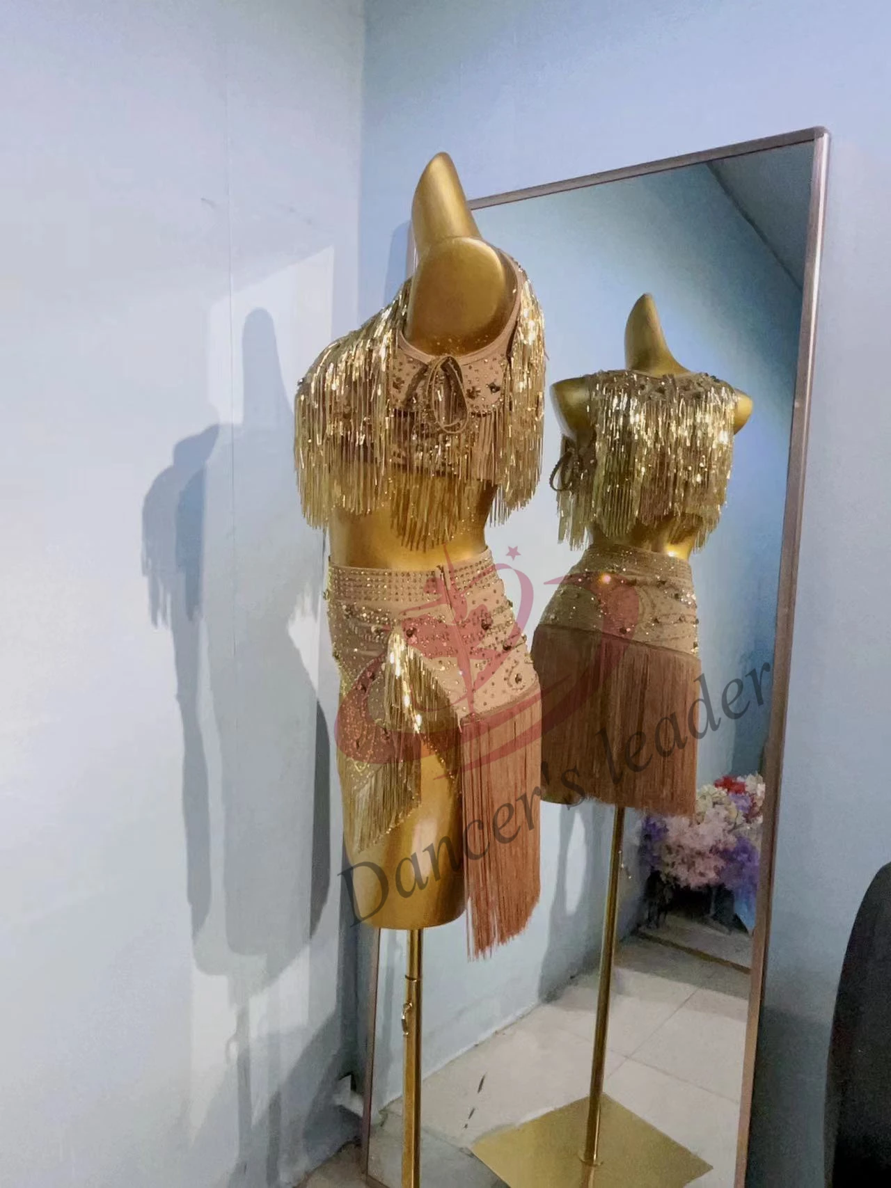 Платье для латиноамериканских танцев высококлассное индивидуальное