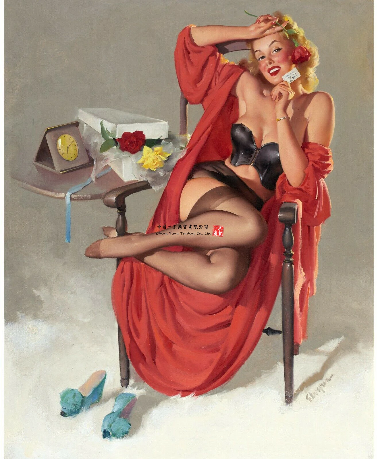 Постер Pinup American Beauties I H Картина на холсте художественный фильм наклейка машину