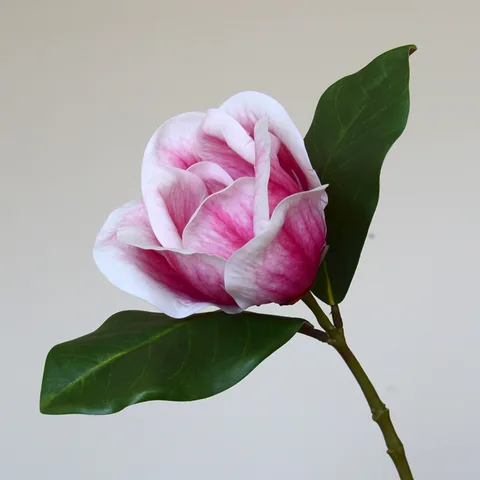 Искусственные цветы магнолии Anlincong, латекс, 4 шт.