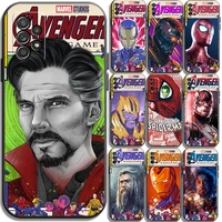 avengers marvely phone cases for xiaomi redmi note 10 10s 10 pro poco f3 gt x3 gt m3 pro x3 nfc coque carcasa soft tpu funda