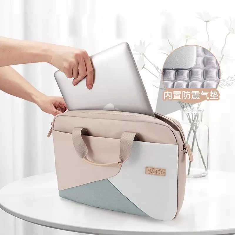 Fashion Women's Laptop Bag 13.3 14 15.6 Inch Waterproof Notebook Bags For Men's Travel Crossbody Case Shoulder Handbag Briefcase