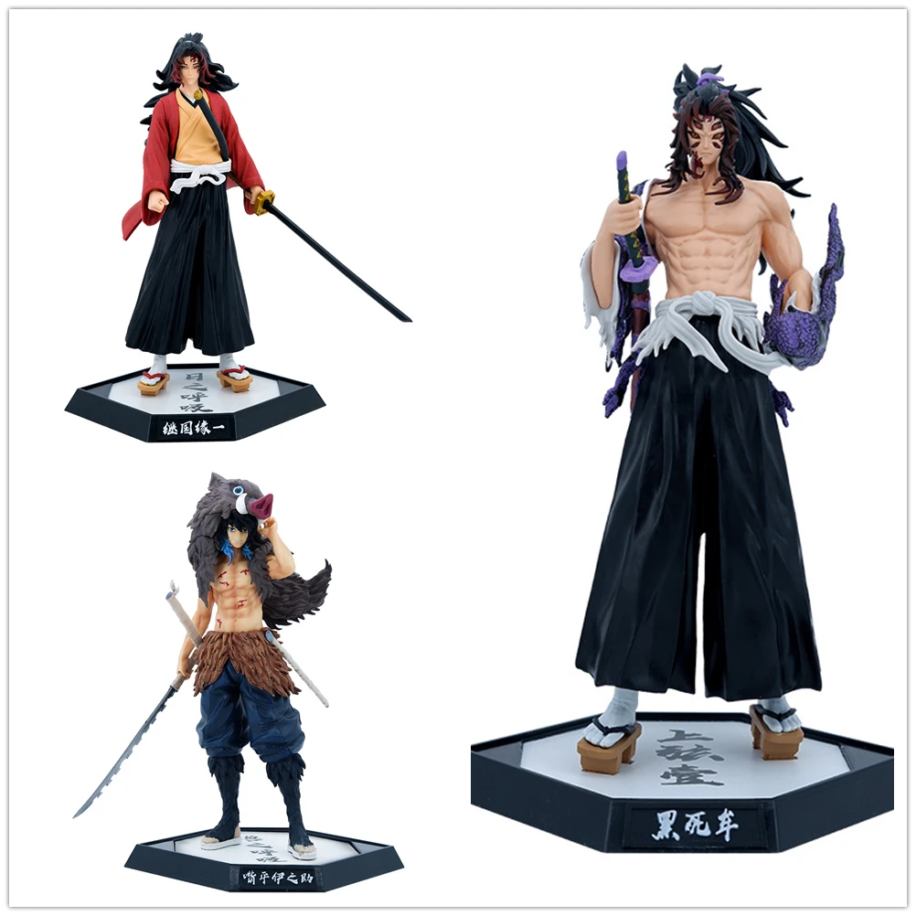 Аниме Demon Slayer Doll Tsugikuni Yoriichi Kokushibo Daki Giyuutarou Hashibira Inosuke Uzui Tengen ПВХ Фигурки Игрушки Подарки (art.: 3920ce6c126a4) - 3920ce6c126a4