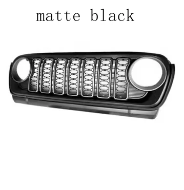 

2018-2024 Передняя решетка, черная сетчатая решетка, подходит для Jeep Wrangler JL/Gladiator JT