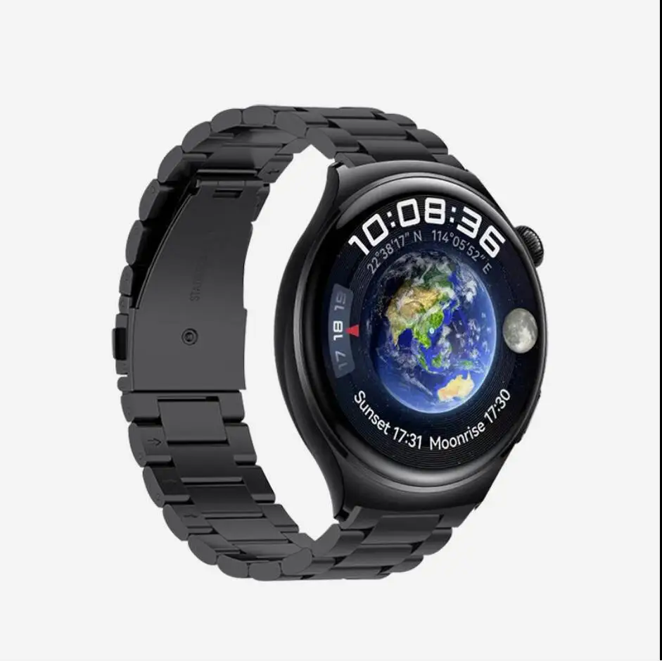 22mm Strap for Huawei Watch 4/ 4Pro Stainless Steel Watchband for Huawei GT3 46mm GT Runner GT2 pro Watch3/3Pro Replace Bracelet