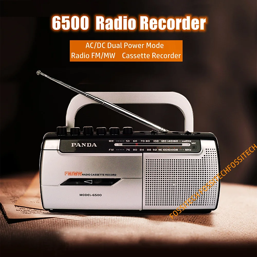 Built-in Microphone Recording Tape Player Fm Am Radio For Students Elderly Learning Language