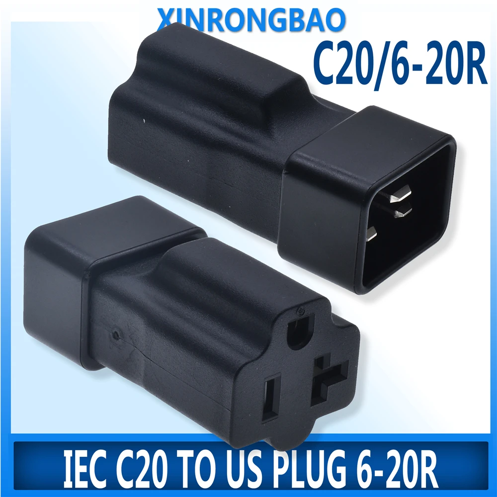 

Адаптер питания переменного тока 2-в-1 IEC 320 C20 папа-Nema 5-15R/20R расческа, штепсельная вилка PS к сетевому адаптеру переменного тока Nema 5-20R 20 Ампер, ...