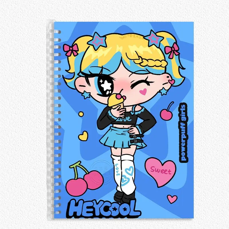 Блокнот на горизонтальную линию с мультяшным рисунком для девочек