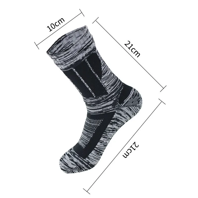 Outdoor Waterproof Socks Hiking Wading Camping Winter Skiing Waterproof Sock Snow Skiing Seamless Soft Warm Windproof Socks
