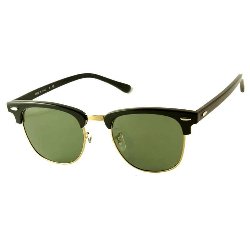 3016 мужские дизайнерские классические квадратные очки в черной оправе модные