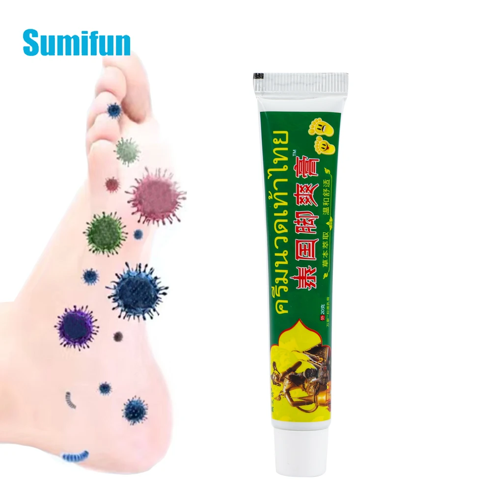 

1Pc Athlete's Foot Cream Herbal Anti Fungal Relieve Beriberi Cream Skin Care Toe Treatment Anti Fungal Infection Foot Repair