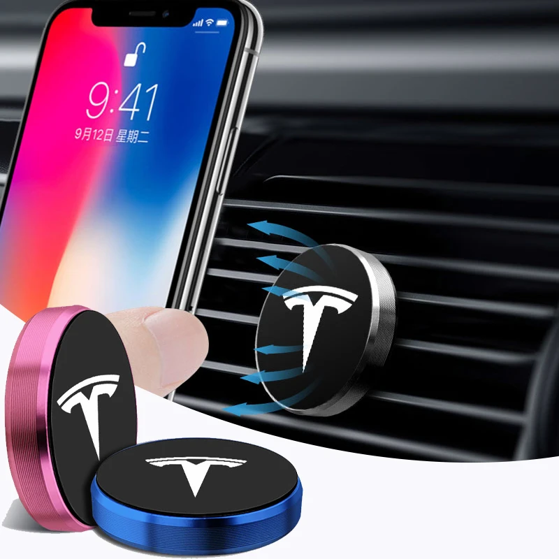 

1pcs Mobile Phone Holder Car Interior GPS Mobile Phone Holder for Tesla Model 3 2021 S X Y Style Roadster Invader Coil Mod WYE