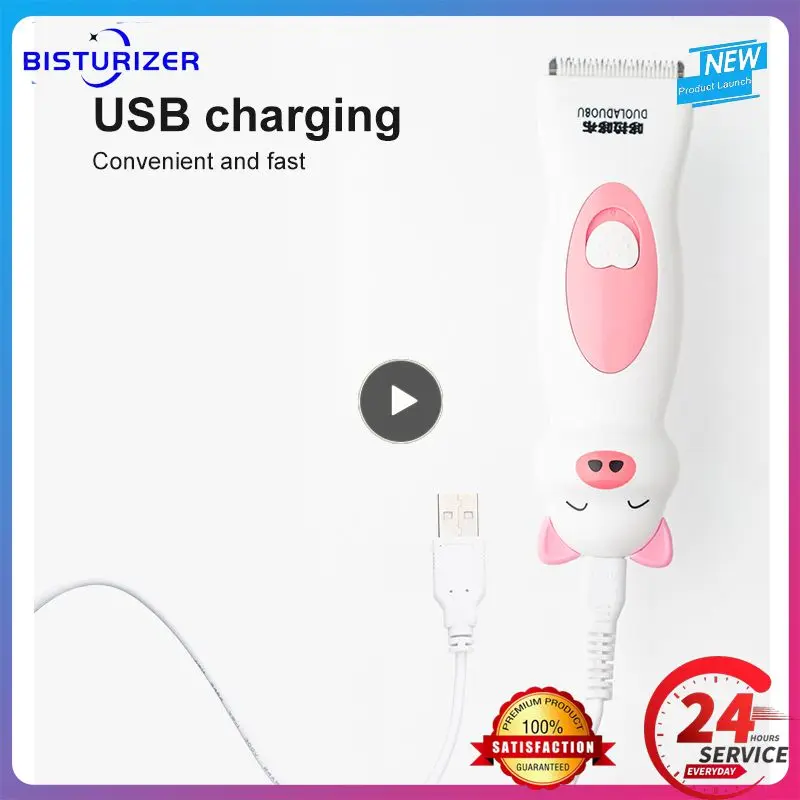 

Baby Waterproof Hair Trimmer Professional Rechargeable Hair Clipper Kids USB Charger Waterproof Ceramic Hair Clippers