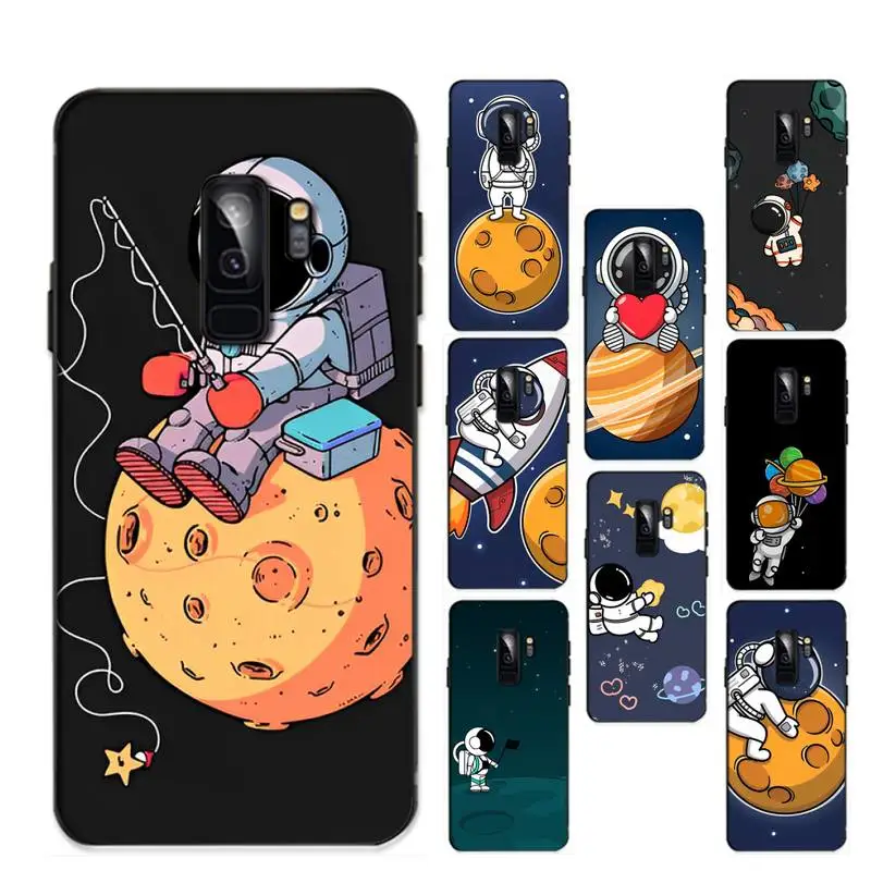 

Забавный мультяшный чехол для телефона с астронавтом для Redmi 8 9 9A для Samsung J5 J6 Note9 для Huawei NOVA3E Mate20lite, чехол