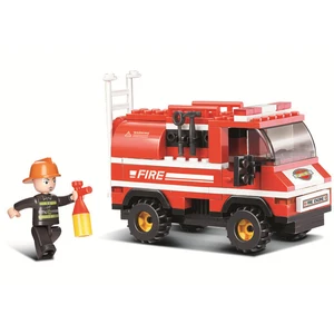 SLuban Rapid Fire Light Fire Truck Building Blocks City Blocks Toys for Kids Birthday Christmas