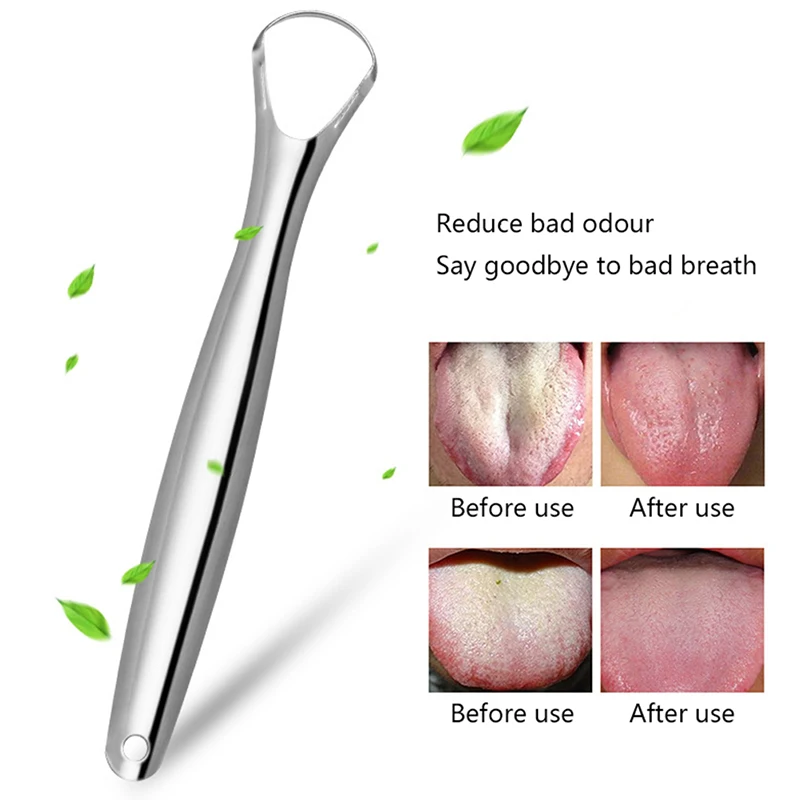 

1 шт., скребок для языка, нержавеющая сталь