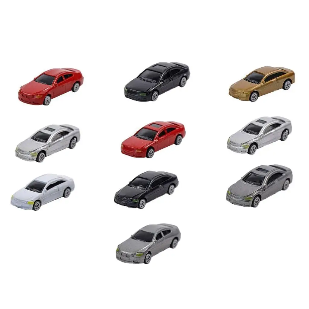 

10 /87 HO Scale Model Car Mini Vehicle Car Parking Scenery Street
