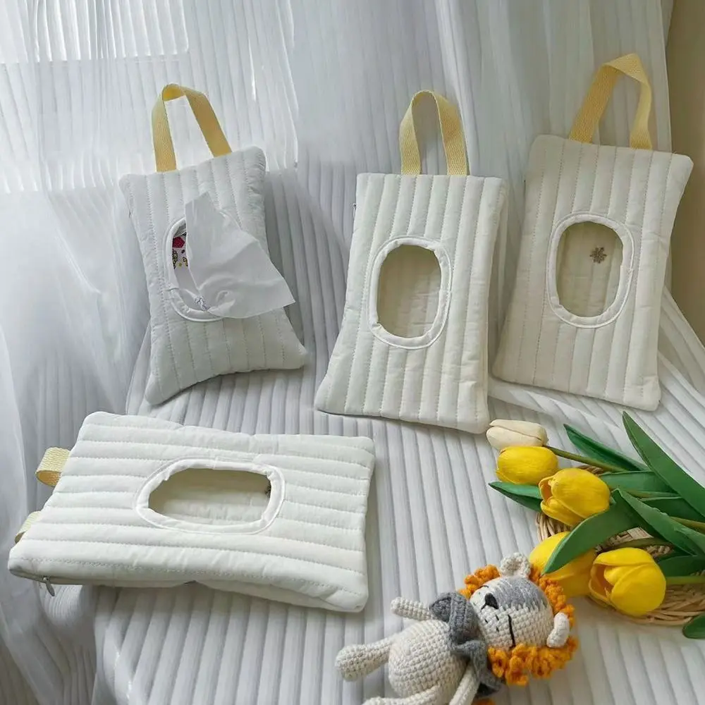 

Flip Cover Tissue Box Wet Wipes Case Baby Stroller Hanging Bag Paper Holder Storage Removable Useful Napkin Storage Hanging Box