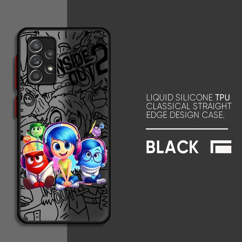 Чехол для телефона Disney Inside Out Vice Mente Samsung Galaxy A52 A32 A21s A16 A13 A55 A54 A12 A15 Los Kosovo матовый