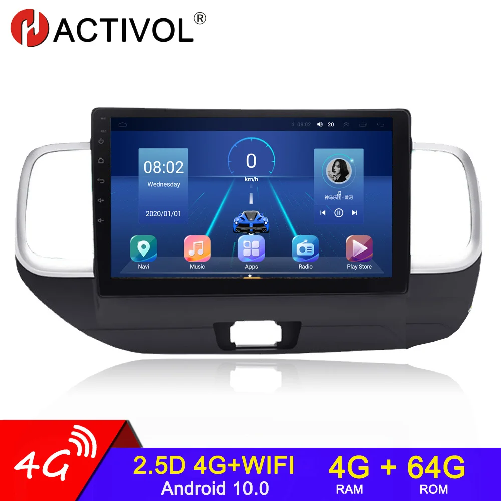 

4G+64G Android 10 2 din Car Radio For Hyundai Venue 2019 2020 Android 4G Car radio auto Multimedia car audio carplay