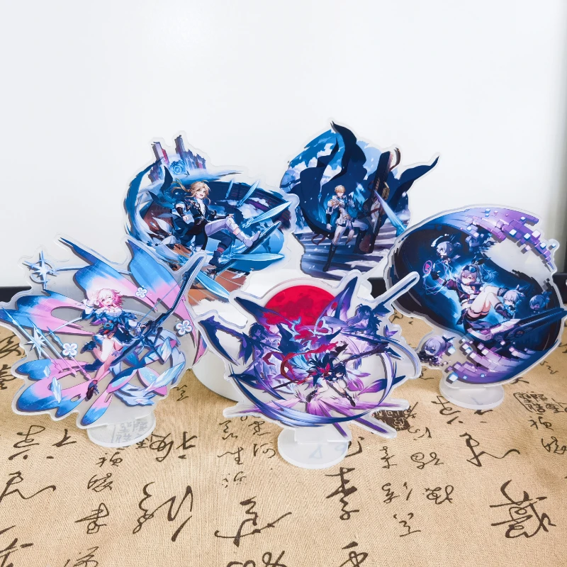 

Hot Anime Honkai Star Rail Blade Cosplay Game Prop Acrylic Action Figure Kafka Stand Sign Model Desk Decor Fans Collection Gift