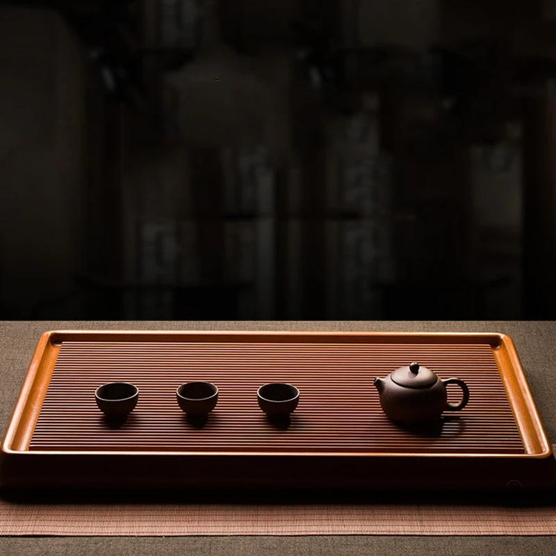 

Wooden Vintage Tea Tray Luxury Chinese Drip Coffee Plate Tea Trays Wood Drainage Bandeja Decorativa Tray Decoration Table