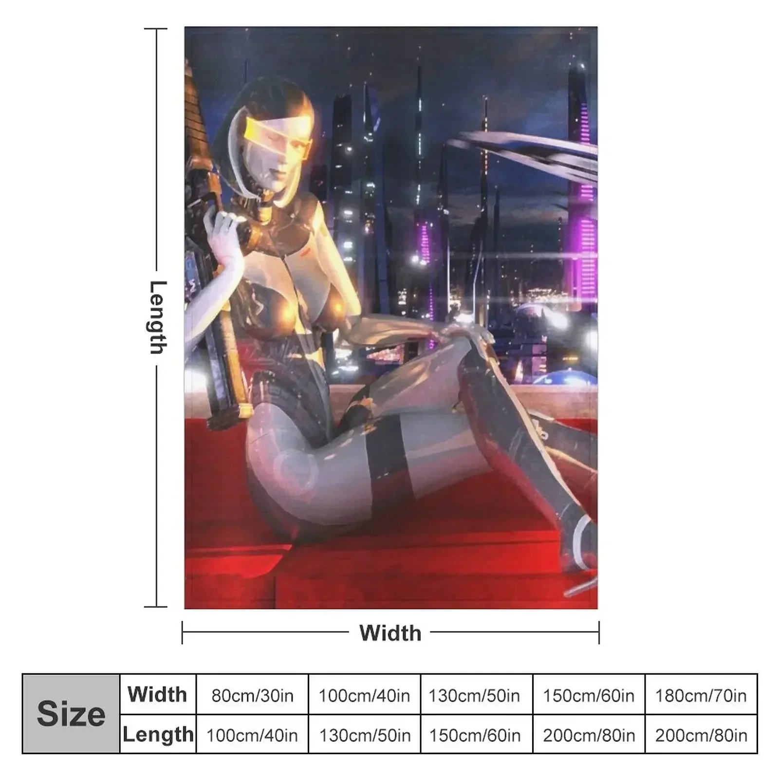 Массовый эффект 3: EDI цифровая блестящая картина пледы плюшевые декоративные