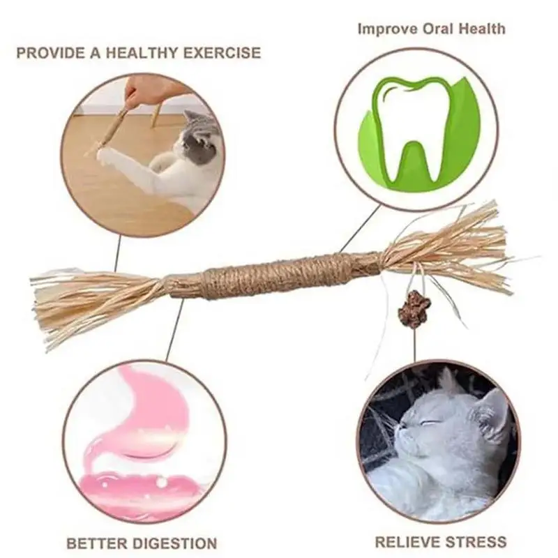 Натуральные жевательные игрушки для домашних животных кошка котенок подарки