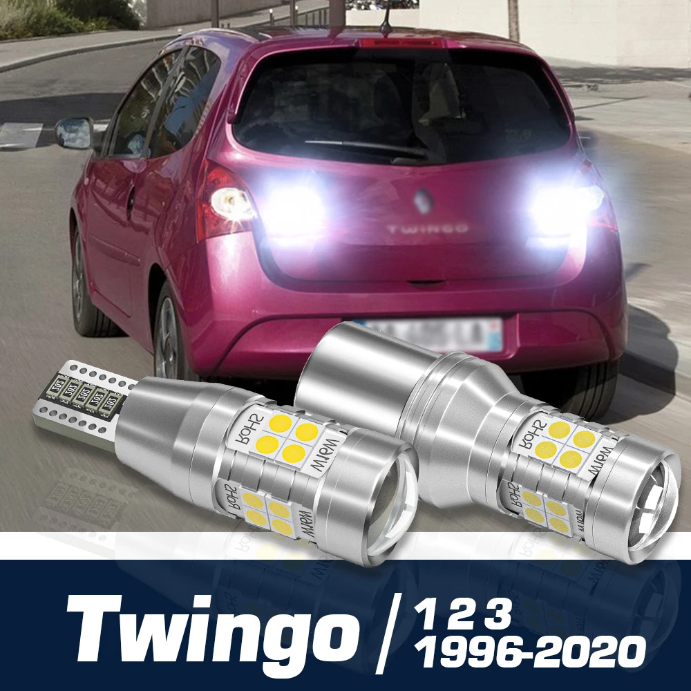 

2pcs LED Reverse Light Backup Bulb Canbus Accessories For Renault Twingo 1 2 3 1996-2020 2007 2011 2012 2013 2014 2015 2016 2017