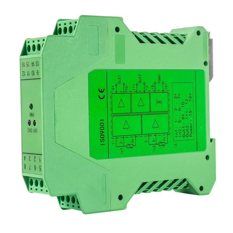 0-100℃ 0-200℃ PT100 Temperature Converter 1 In Out to 4-20mA 0-10V 0-5V 1-5V Transmitter
