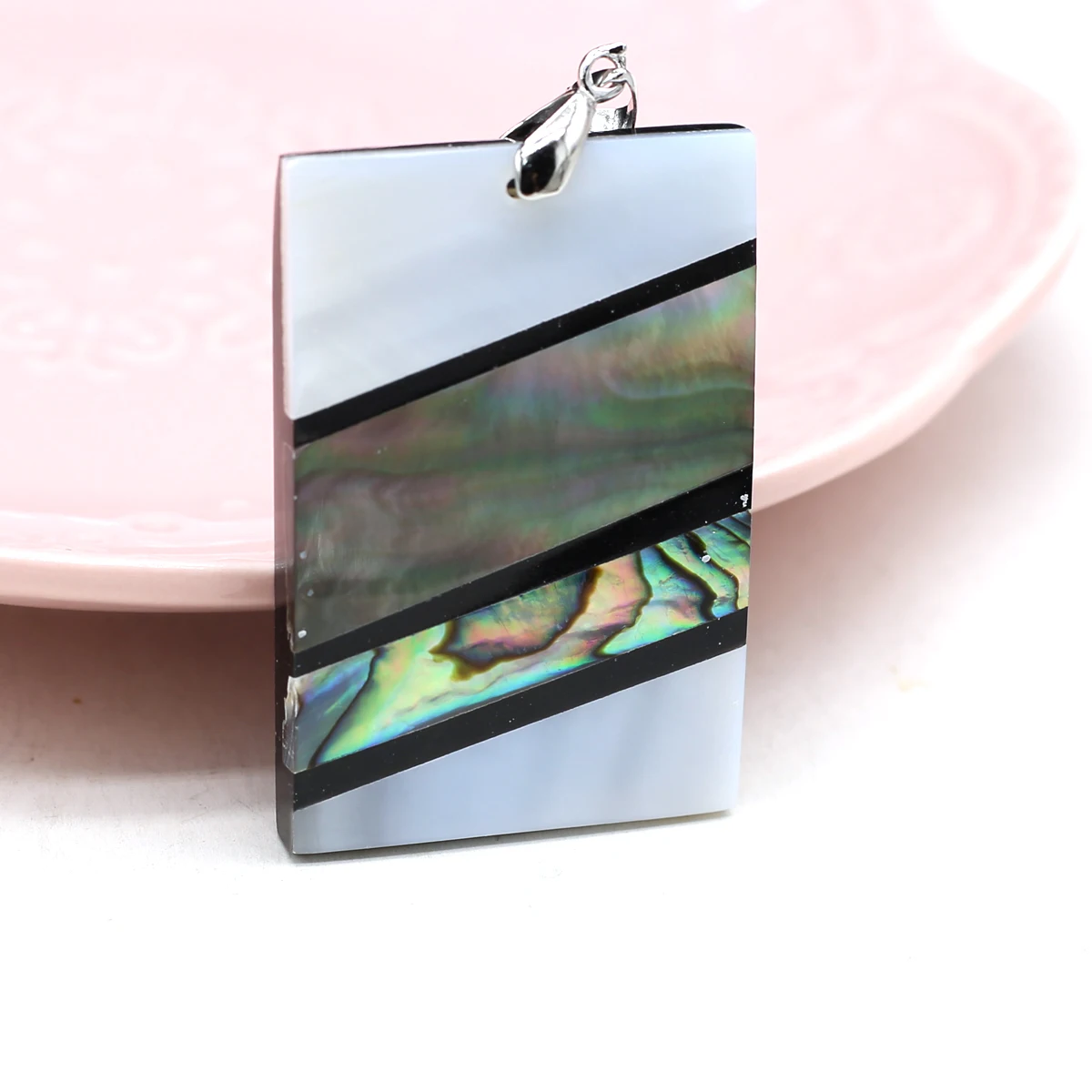 

Fine Natural Sea Shell Pendants Rectangle Shape Mother of Pearl Shell for Jewelry Making Women Necklace Earring Gifts