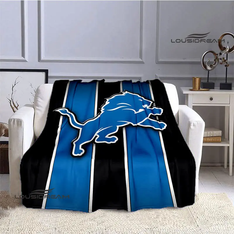 

Одеяло с принтом логотипа Американской футбольной команды, теплое одеяло, фланцевое одеяло, одеяла для пикника, домашнее дорожное одеяло