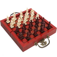 professional foldingboard games chess family table travel luxury chinese portable chess game vintage ajedrez chino board game