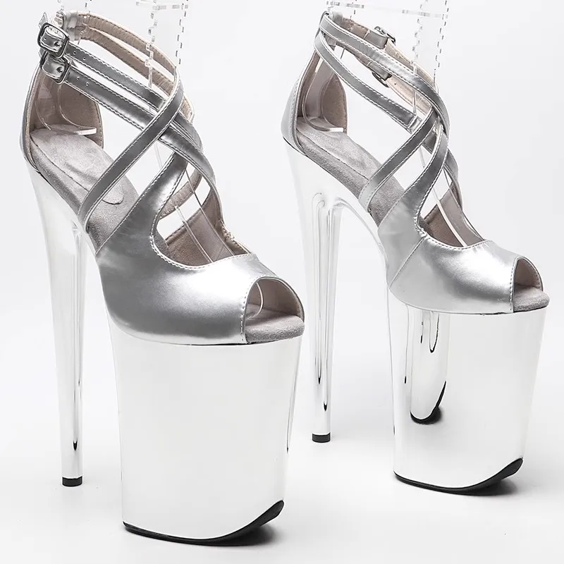 Женские новые сандалии из искусственной кожи 20 см/8 дюймов пикантные