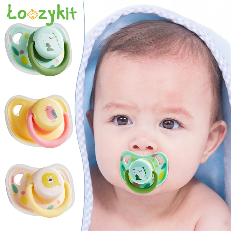 

Silicone Funny Nipple Mustache Pacifier Baby Soother Toddler Orthodontic Nipples Cute Animals Teether Baby Feeding New 2023