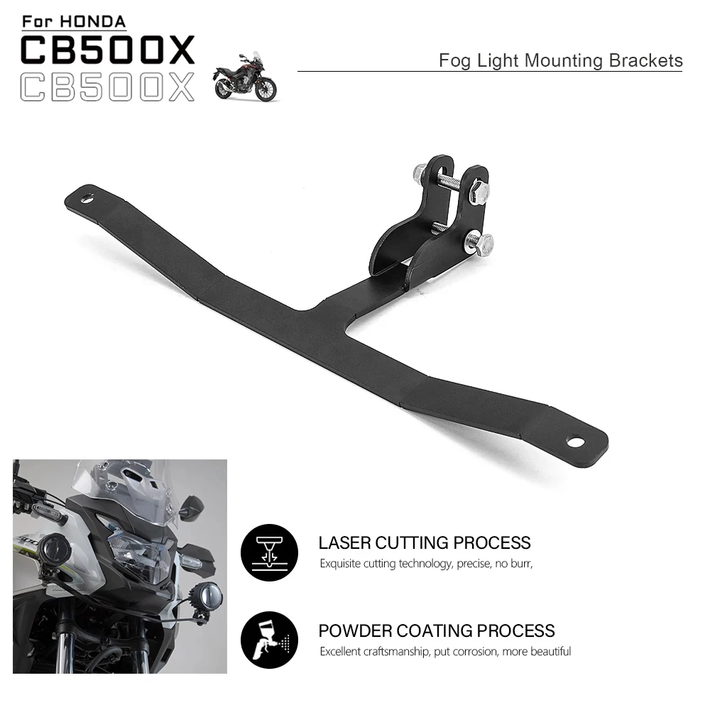 

For Honda CB500X CB 500 X 2018 - 2022 Motorcycle Accessories Auxiliary Fog Light Mounting Brackets Driving Lamp Spotlight Holder