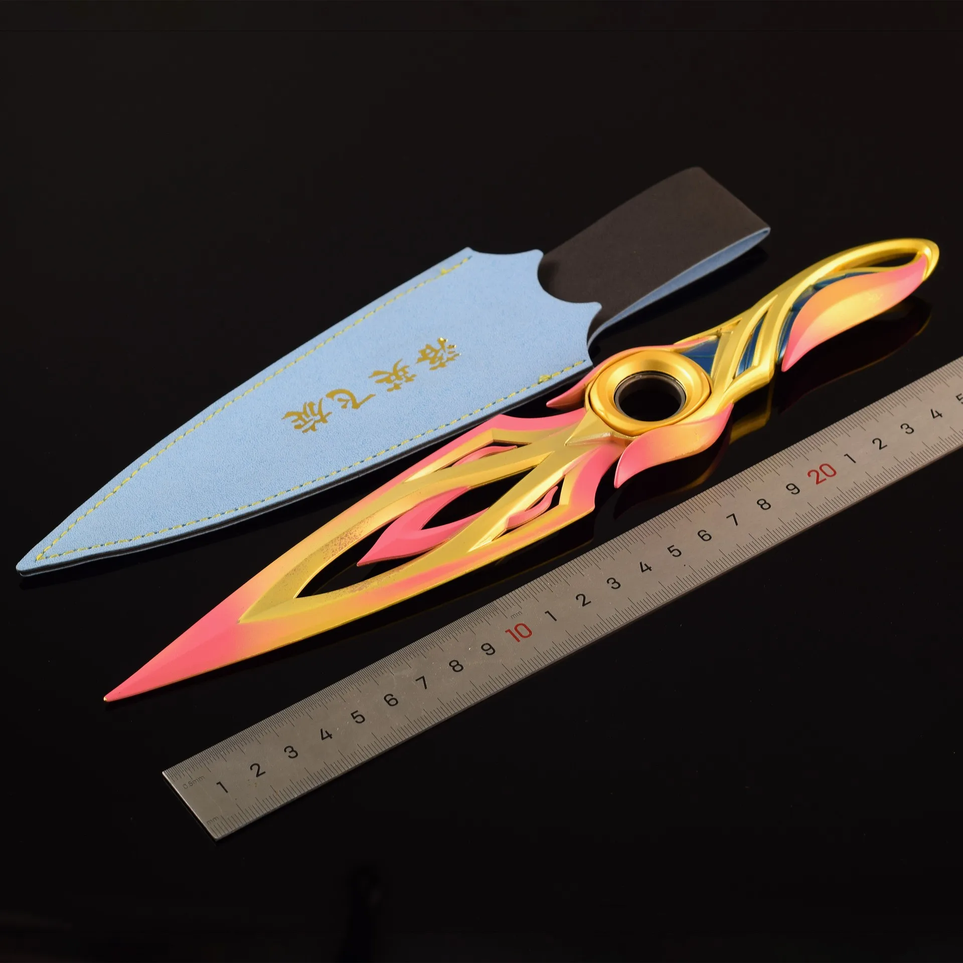 30 см Mystbloom Golden Kunai с оболочкой из искусственной кожи Valorant игровая периферия