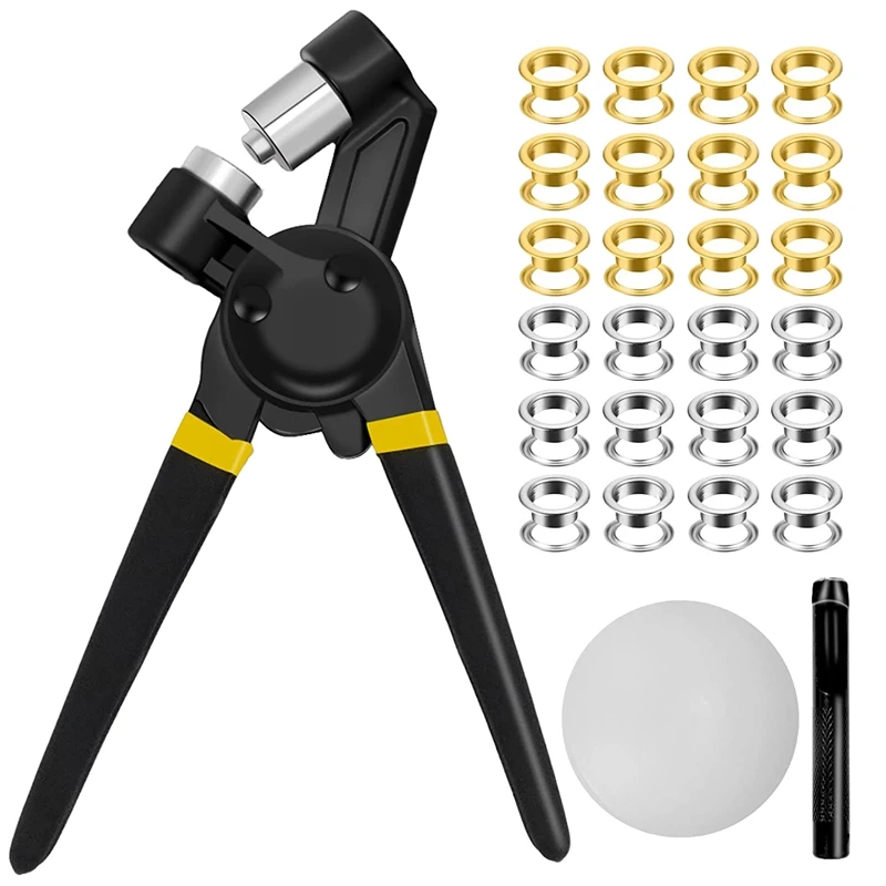 

1 Набор, кусачки для люверсов с металлическими Люверсами 500 3/8 дюймов (10 мм)