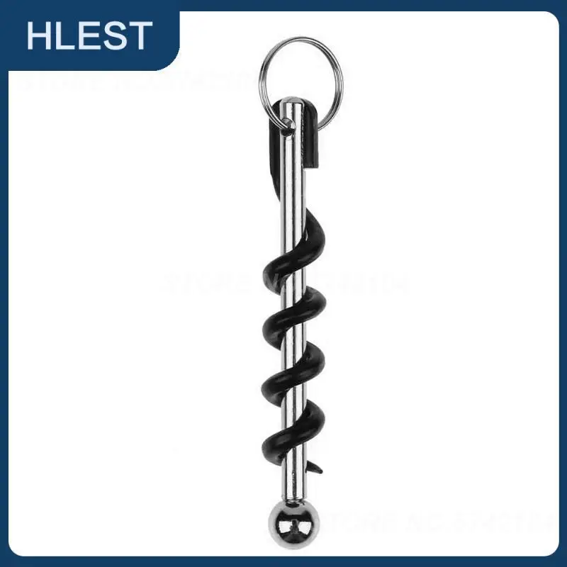 

Портативный Легкий штопор для вина, мини-штопор из нержавеющей стали с двойным навесным креплением, открывашка для вина